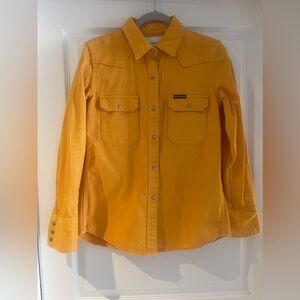 Calvin Klein Men's Yellow Shirt